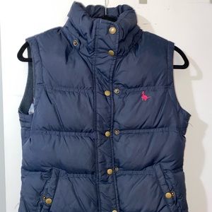 Jack Wills Down Vest Puffer NAVY BLUE